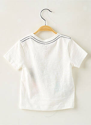 T-shirt imprimé fantaisie manches courtes blanc BOBOLI garçon