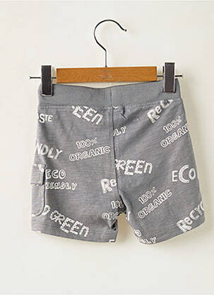 Short poches taille élastique gris BOBOLI garçon