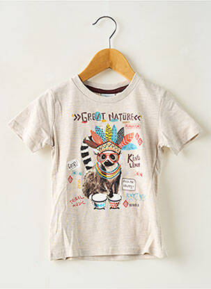 T-shirt beige BOBOLI garçon