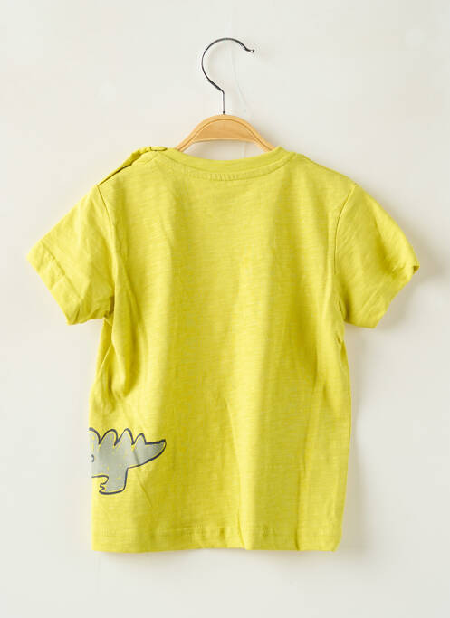 T-shirt coupe droite manches courtes jaune LOSAN garcon