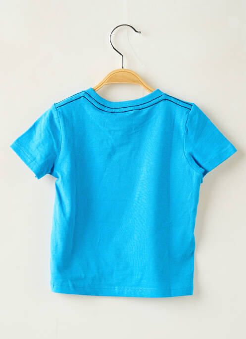 T-shirt coupe droite manches courtes bleu BOBOLI garcon