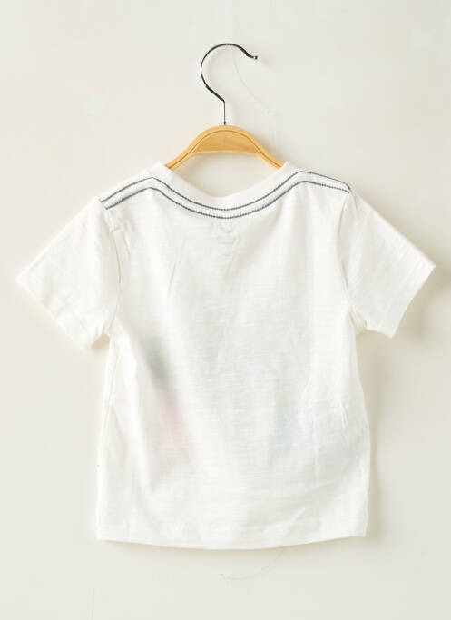 T-shirt coupe droite manches courtes blanc BOBOLI garcon