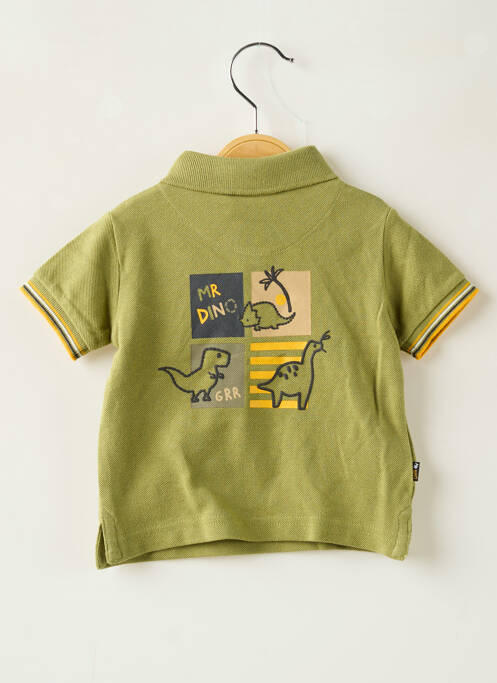 Polo coupe droite manches courtes vert MAYORAL garcon