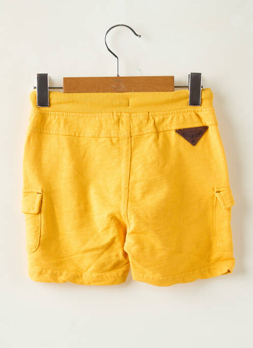 Short stretch taille élastique jaune BOBOLI garcon