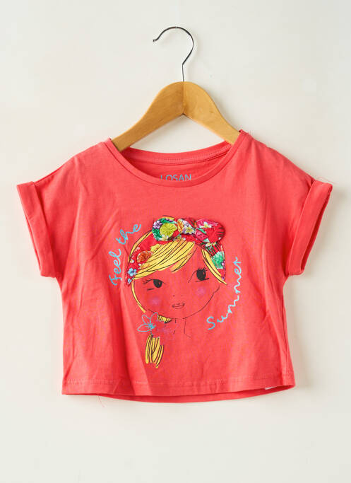 Top rouge LOSAN fille