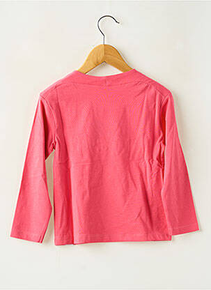T-shirt coupe droite manches longues rose BOBOLI fille