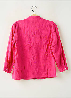 Chemisier manches longues manches longues rose G66 fille