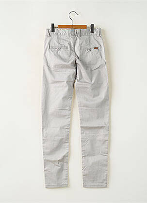 Pantalon chino coupe droite gris BOBOLI garçon