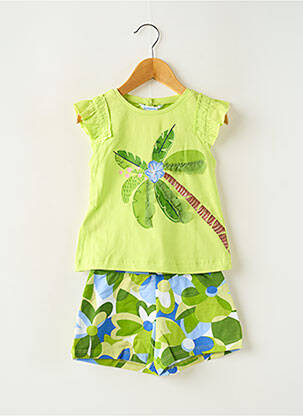 Ensemble short vert MAYORAL fille