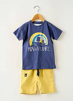 Ensemble short jaune MINI BOL garçon
