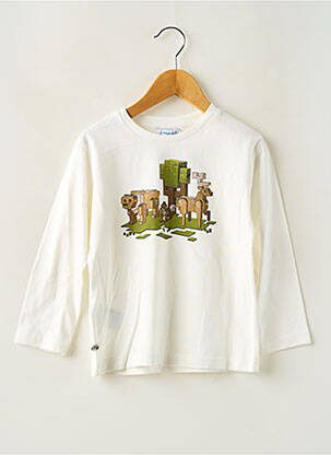 T-shirt blanc MAYORAL$ garçon