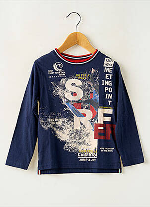 T-shirt bleu BOBOLI garçon