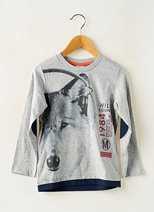 T-shirt gris BOBOLI garçon