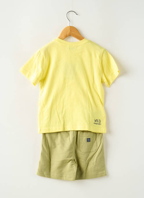 Ensemble short sérigraphie jaune MAYORAL garcon