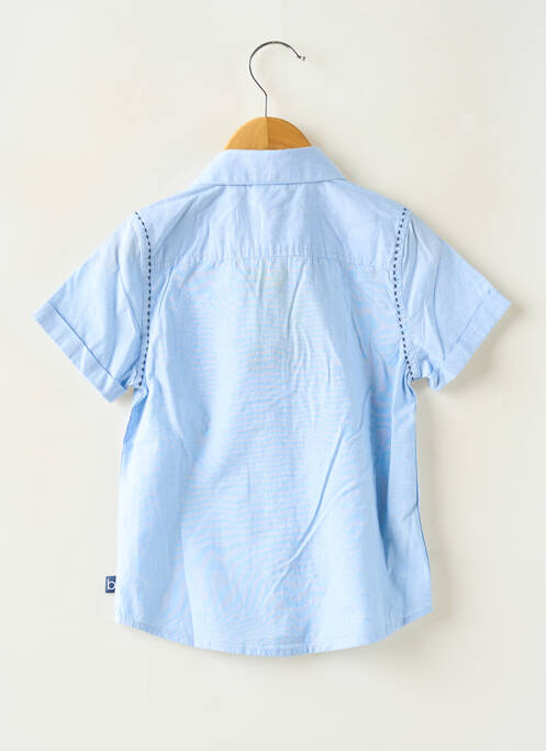 Chemise manches courtes coupe droite bleu BOBOLI garcon