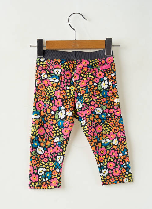 Pantalon slim taille élastique taille élastique noir BOBOLI fille