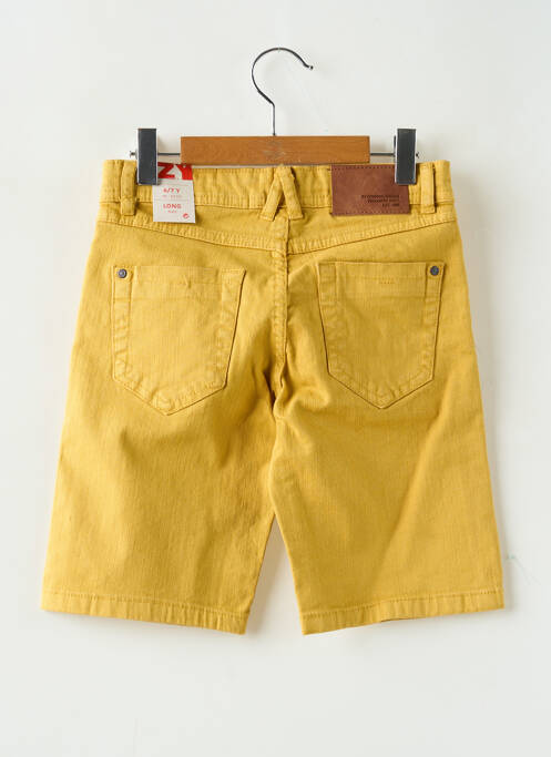 Bermuda poches jaune ZY garcon