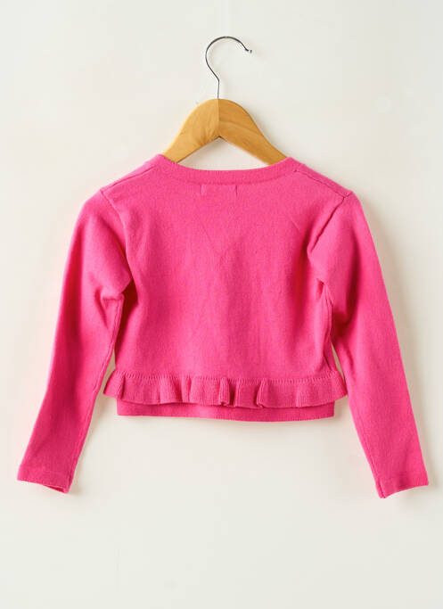 Gilet manches longues rose MAYORAL fille