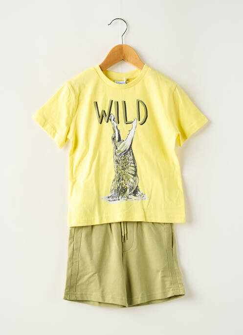 Ensemble short jaune MAYORAL garçon