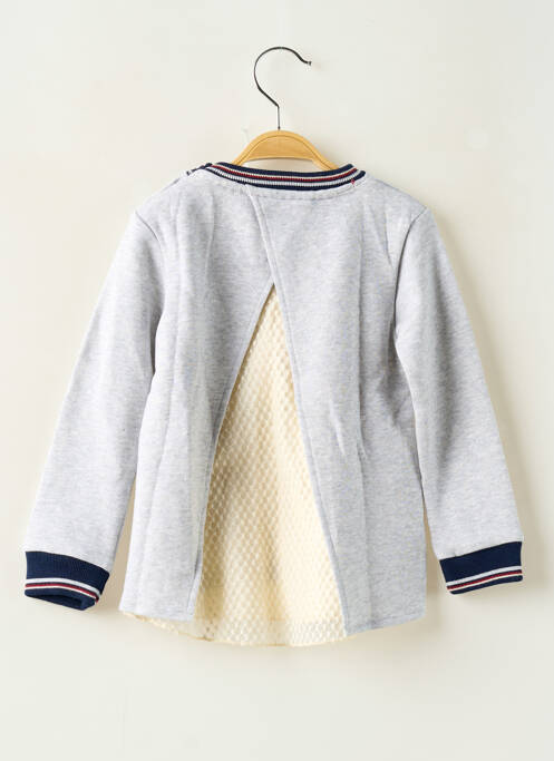 Sweat-shirt gris BOBOLI fille