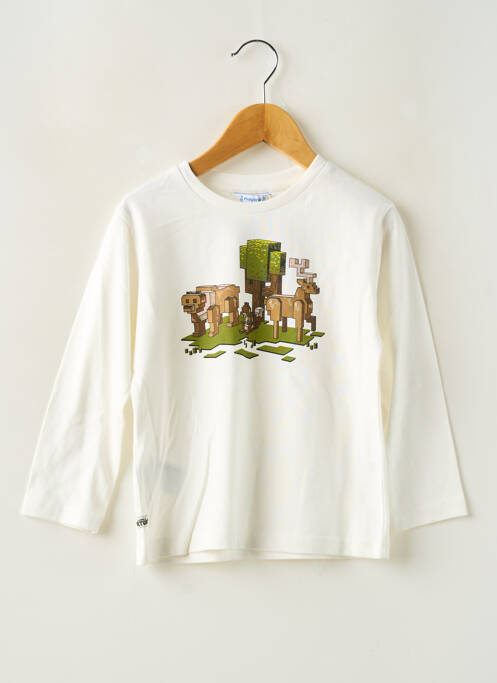 T-shirt blanc MAYORAL$ garçon