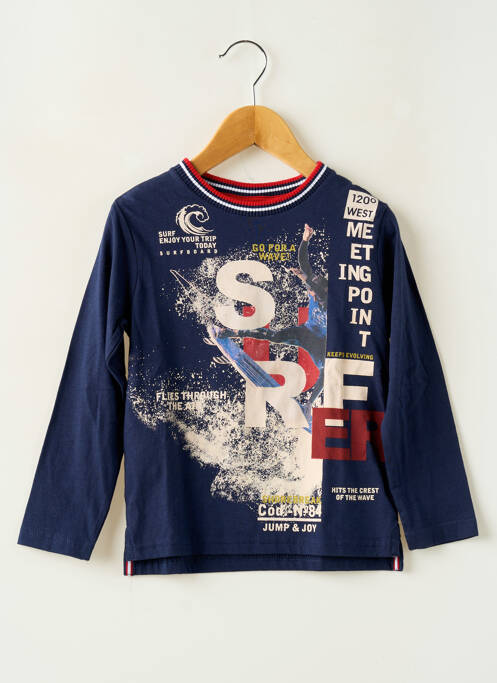 T-shirt bleu BOBOLI garçon