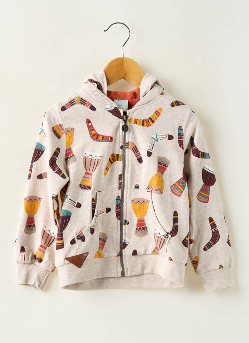 Veste casual beige BOBOLI garçon