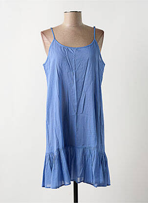 Jupon /fond de robe coupe évasée bleu RHUM RAISIN femme