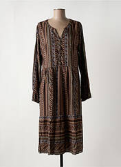 Robe mi-longue marron CREAM pour femme seconde vue