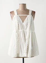 Top blanc RHUM RAISIN pour femme seconde vue