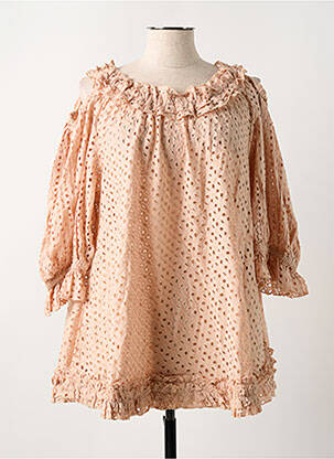 Tunique manches longues beige RHUM RAISIN pour femme