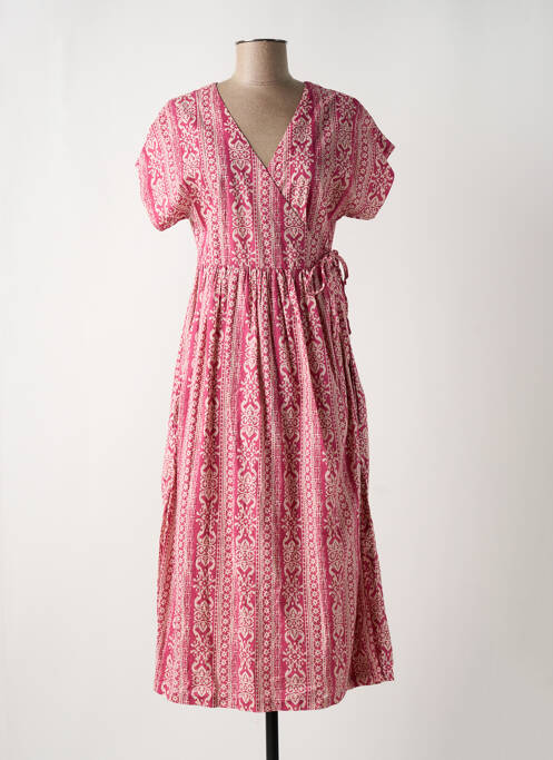 Robe longue rose MOLLY BRACKEN pour femme