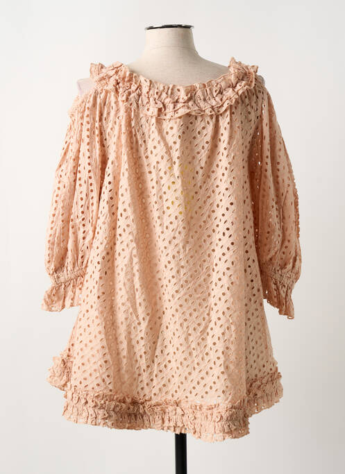 Tunique manches longues beige RHUM RAISIN pour femme