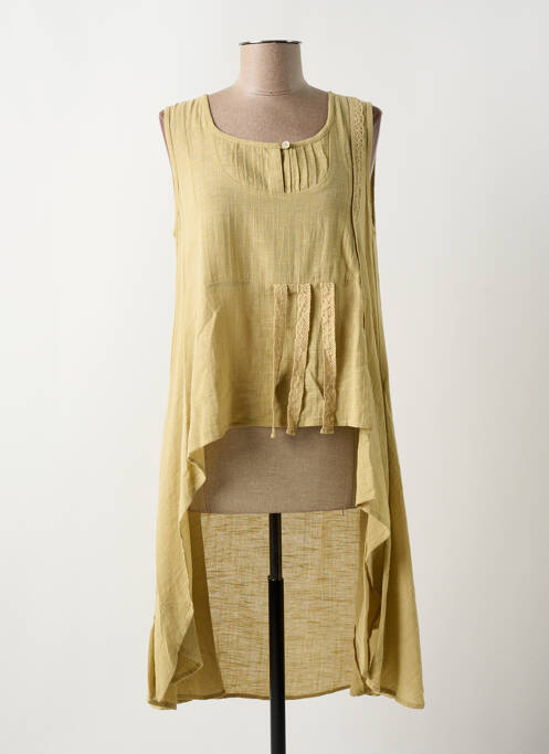 Tunique manches longues jaune RHUM RAISIN pour femme