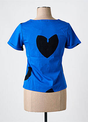 T-shirt imprimé fantaisie manches courtes bleu MAR E SOL femme