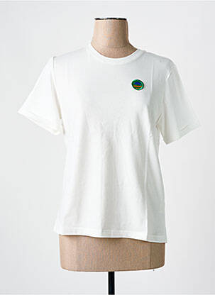 T-shirt stretch manches courtes blanc MAR E SOL femme