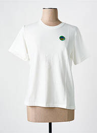 T-shirt stretch manches courtes blanc MAR E SOL femme