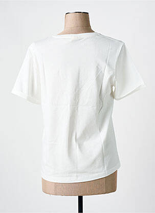T-shirt stretch manches courtes blanc MAR E SOL femme
