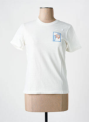 T-shirt stretch manches courtes blanc MAR E SOL femme