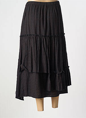 Jupe longue doublure noir RHUM RAISIN femme