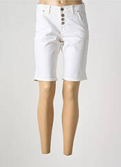 Bermuda blanc CREAM pour femme seconde vue
