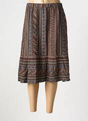 Jupe mi-longue marron CREAM pour femme seconde vue