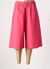 Pantacourt rose MES SOEURS ET MOI pour femme seconde vue