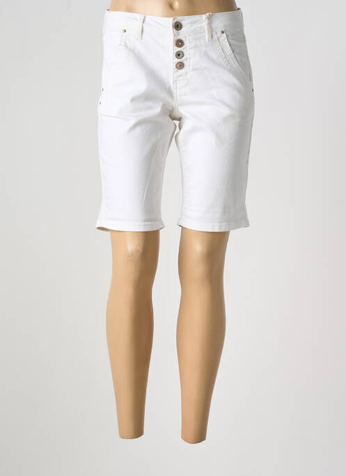 Bermuda blanc CREAM pour femme