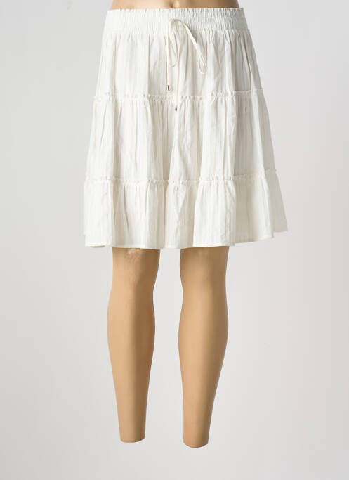 Jupe courte blanc MOLLY BRACKEN pour femme