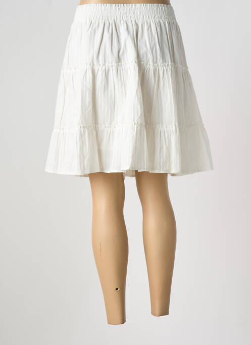 Jupe courte blanc MOLLY BRACKEN pour femme