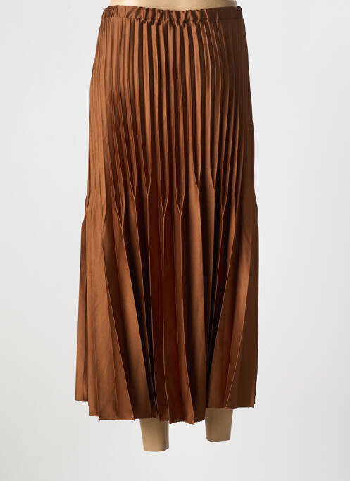 Jupe longue marron KOKOMARINA pour femme