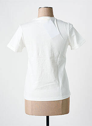 T-shirt imprimé fantaisie manches courtes blanc MAR E SOL femme