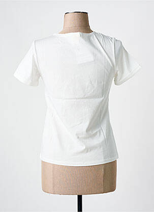 T-shirt imprimé fantaisie manches courtes blanc MAR E SOL femme