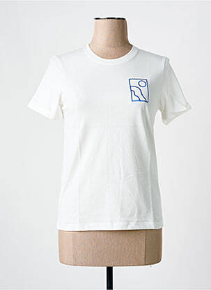 T-shirt stretch manches courtes blanc MAR E SOL femme